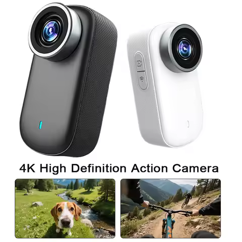 4K High Definition Action Camera Integrated Helmet Handlebar Motorcycle Road Sports Cam Battery Port
