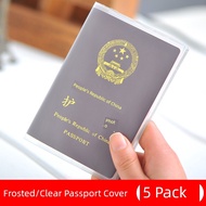 passport cover waterproof passport holder Outdoor Travel Passport Holder Holder Document Bag Frosted