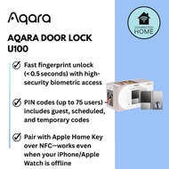 AQARA Smart Door Lock U100 | Fingerprint, PIN, NFC & Matter‑Ready