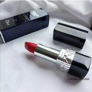 Ready Stock Dior Dior Flame Blue Gold Lipstick 999 Matte Moisturizing Lipstick Lipstick 772720