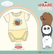 Brooklyn &amp; Brighton - We Bare Bears - Stripe เสื้อผ้าเด็ก บอดี้สูท ลายสามหมีจอมป่วน