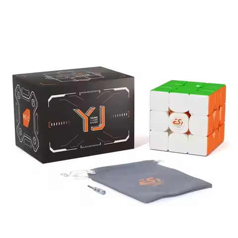 [Picube] YJ MGC EST 3X3 Magnetic Magic Speed Cube Stickerless Professional Fidget Toys Yongjun MGC 3