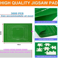 Jigsaw Puzzle Roll Mat Large Capacity 55inX 39in Puzzle Storage Felt Mat Store Puzzles Up to 3 000 P