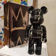Ready Stock Bearbrick 400% Kubrick Bear Violent Bear Art Series Joint Ringing Building Block Bear Collectibles Home Decoration ABS Color Box