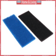 ci 2-Pack Aquarium Replacement Media Cut to Fit Biochemical Sponge Blue White Foam Pad Fish for Tank