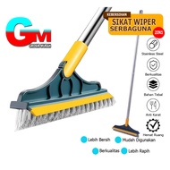 Bathroom Brush Broom Brush 2in1 Broom Wiper Multi-Purpose Toilet Cleaning Brush