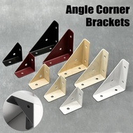 Angle Corner Brackets Furniture Connection Accessories / Shelves Steel Triangular Plate Support / Cu