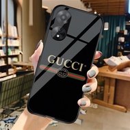 HP Oppo A58 A78 4G 5G glass Softcase - Oppo A58 A78 cellphone casing - Oppo A58 A78 Case - Beautiful