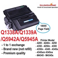 Compatible Q1338A/Q1339A/Q5942A/Q5945A Page Yield : 18000