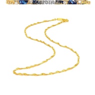 Water ripple necklace female 916gold necklace in stock