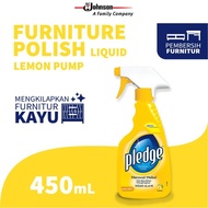 KAYU Pledge Liquid Pump 450ml SC Johnson Gloss Wood Furniture Cleaner - RadiaIndostore