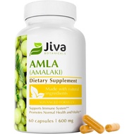 Jiva Botanicals Amla 60 Vegan Capsules (Amalaki) - Amla Churna Supplement - Amla Herbal Supplement M