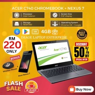[VERSATILE &amp; COMPACT] Acer Chromebook C740 + Nexus 7 Bundle