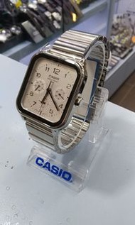 CASIO MTP-M306D-7AV Quartz Watch day/date 24hr WR 50M 卡西歐 不銹鋼錶殼錶帶石英錶 防水50米