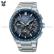 SEIKO SSH109J1 Men's Analog Watch ASTRON Chronograph GPS Solar 42.7mm Titanium Bracelet Blue *Origin