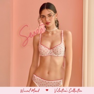 Wacoal Mood Bra Teenager Has A See-Through Mesh Frame. No Sponge Model MM1H48 White (WH) Only Bra.