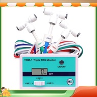 etheHM DIGITAL TRM1 Triple TDS Meter Online TDS Water Quality Tester 0-9990PPM LCD Display Water Qua