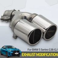 Quad Car Stainless Steel Exhaust Tip For BMW G30 G31 525i 528i 530i M5 Style Muffler Tip Nozzle Tail