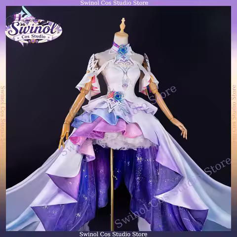Game Honkai:Star Rail Cyrene Cosplay Costume New Form Cyrene Dress for Women Halloween Carnival Eleg