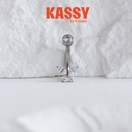 (1 Piece) Stone Butterfly Navel Piercing - Titanium F136 - Kassy