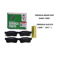 04465-73R01 Perodua Front Brake Pad Perodua Myvi Old D73 2005'' - 2011''