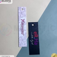 Hang custom mini/s size 1.5x7cm custom clothes/s 700g thick majestic label/s