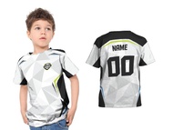 baju kaos anak jersey futsal art14 full print premium free nama - lengan pendek xl