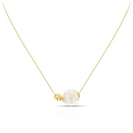 Mother Of Pearl Aruba Gold Necklace - Aruba Mother Of Pearl Gold Necklace