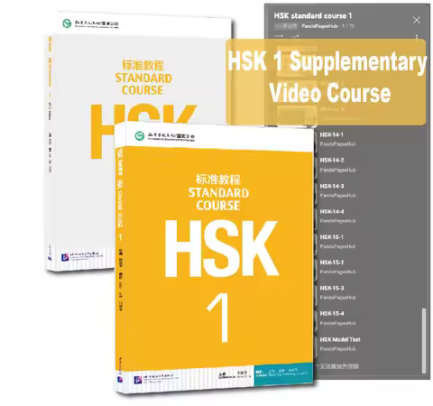 HSK Standard Course 1 Textbook Workbook with Supplementary Video