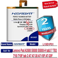 HSABAT L13D1P31 5500mAh Battery for Lenovo Pad A3500 S5000 S5000-H tab3 7 TB3 710i 710F tab 2 A7 A7-