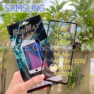 READYSTOCK Full Glue Full Covered Tempered Glass For Samsung J4 J6 J4+ J6+ A6 A6+ A8+ J4Core A7(2018