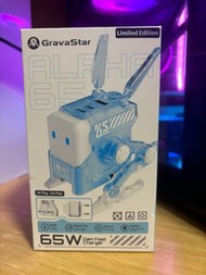 GravaStar - Alpha65 GaN 65W 快速充電器 水晶藍