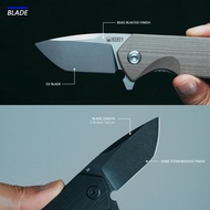 Promo Kubey Chubby KU203 EDC Pocket Knife Tanto D2 Blade and G10 Hand