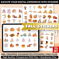 Fall & Winter Digital Stickers - Seasonal GoodNotes Stickers, Autumn & Winter Planner Stickers, iPad