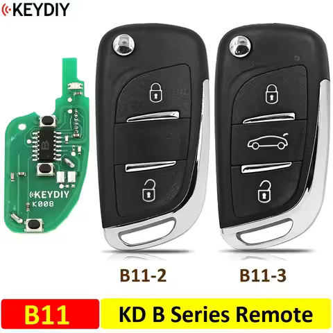KEYDIY KD B11 B11-2 B11-3 DS Style 2/3 Button Universal B Series Remote Car Key For KD900/KD-X2/URG2