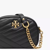 [Original 100%] Tas Kamera Kecil Tory Burch Kira Chevron - Hitam