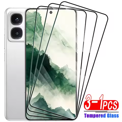3-1Pcs Full Cover Tempered Glass For Redmi K70 K60 K50 K40 K30 K20 Pro Screen Protector For Redmi K7