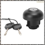 [L W H Y] Locking Fuel Tank Cap with 22Key 1715043 Replacement for MK7 2006-2014