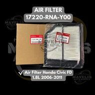 Air Filter 17220-RNA-Y00 Honda Civic FD 1.8L 2006-2011