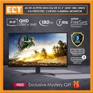 Acer Aopen 32HC5Q UR 31.5" QHD (2560x1440) 1ms 180Hz VA FreeSync Curved Gaming Monitor (HDMI x2, DP 