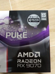 *可小議 香港行貨 有單有保 SAPPHIRE PURE AMD RADEON RX 9070 白色顯示卡 藍寶石 same with 4070 5070 better than 4060 5060