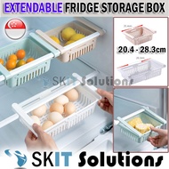 Extendable Refrigerator Organizer Food Storage Box Fridge Hanging Kitchen Organiser Drawer Container Holder BPA Free