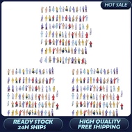 ReadyStock-New 300Pcs Painted Model Train People Figures Scale N (1 to 150)