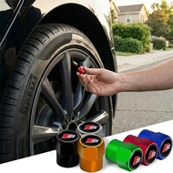 4pcs Universal Aluminum Alloy Air Valve Caps Exterior Accessories For Audi Sline A3 A4 A5 A6 Q3 Q5 Q