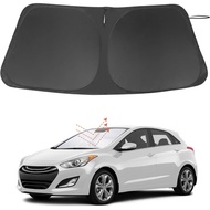 TINGLU Sun Shade for Hyundai Elantra 2011-2016 Accessories Windshield Sun Shade Window Shade UV Rays