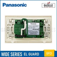LY PAnASonic Wide SerieS GFCI EL GuArd Grounding ReceptAcle Wegp1741wk-5