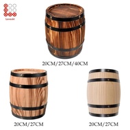 Lovoski Oak Wine Barrel, Large Capacity, Retro, Accessories Whiskey Bucket - Dispenser Wine for Drin
