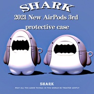 New cartoon compatible AirPods 3 case Stereo Shark for compatible AirPods(3rd) case 2021 New compatible AirPods3 earphone protective shell 3rd case compatible AirPodsPro case compatible AirPods2gen case