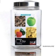 DLX CAFE GLASS JAR 6 LITERa I DLX CAFE SEAL JAR a