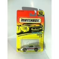 Matchbox. 1997 1-75 series - 43. Camaro Z-28. Silver USA by MATTEL